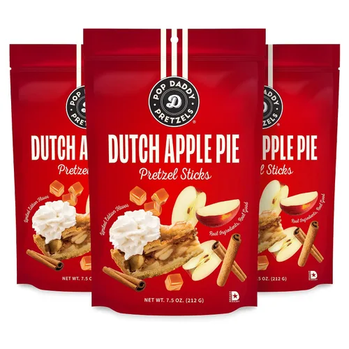 Miniatura 17 de Pop Daddy - Palitos de pretzels saborizados, bocadillos saludables de pretzels gourmet, bolsas individuales de 7.5 onzas, paquete de 3, queso