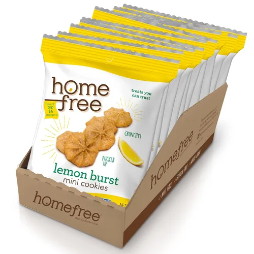 Miniatura 19 de Homefree Mini Caja de Galletas con Doble Chispas de Chocolate, Sin Gluten, Sin Nueces, Vegano, Seguro para la Escuela y Refrigerio Amigable