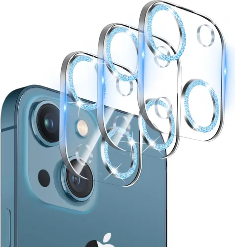 Miniatura 34 de Pack de 3 protectores de lente de cámara de vidrio templado Dengduoduo para iPhone 13 Pro de 6.1" y iPhone 13 Pro Max de 6.7", brillo de diamantes