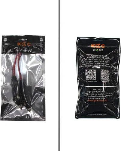 Miniatura 7 de Enchufe macho de repuesto para encendedor de cigarrillos, 12 V, con cables 2P