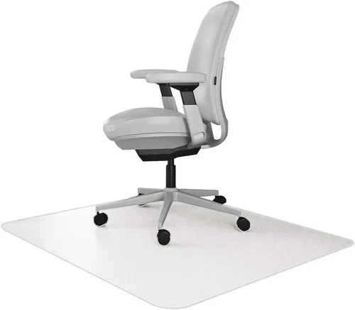 Miniatura 16 de Resilia - Tapete con borde y agarres para colocar bajo silla de escritorio en oficinas y sobre alfombras de fibra corta, fabricado en los Estados