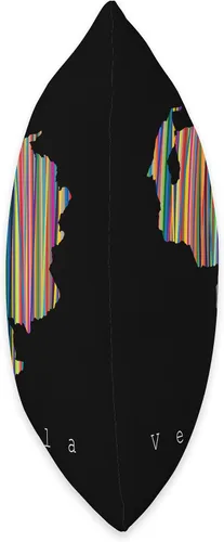 Miniatura 2 de Franelas CSS Venezuela Multicolor Regalo para venezolanos Almohada cojin, 16 x 16 pulgadas