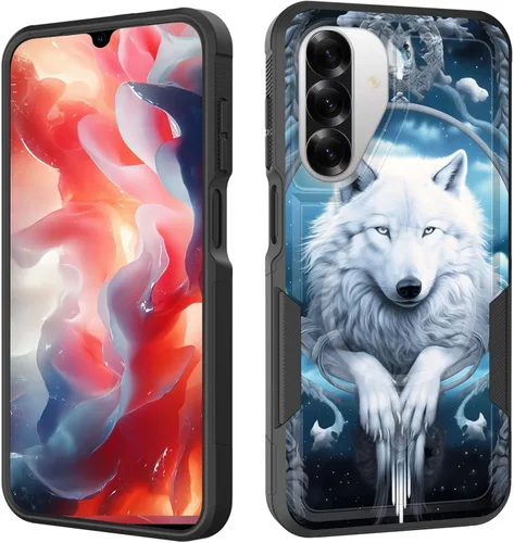 Miniatura 117 de Funda magnética para Galaxy A16 5G, [compatible con MagSafe] [protección contra caídas de grado militar] Funda resistente a prueba de golpes