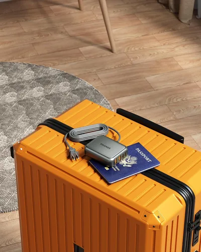 Miniatura 6 de Cargador USB de 8 puertos, cargador USB C de viaje multipuerto, mini estación de carga con puertos USB C y USB A, bloque de estación de carga