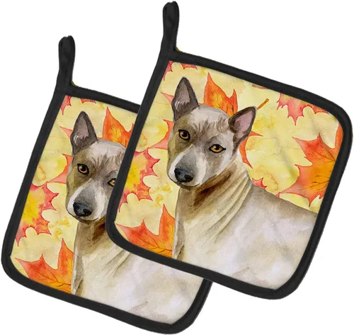 Miniatura 79 de Caroline's Treasures BB9655PTHD - Juego de soportes para ollas de cocina resistentes al calor, almohadillas calientes para horno, 7 1/2 x 7 1/2
