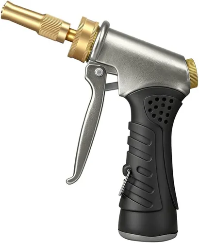 Miniatura 3 de Pistola de boquilla de manguera de alta presión con dispensador de jabón de 100 cc, rociador de metal para lavado de autos para limpieza