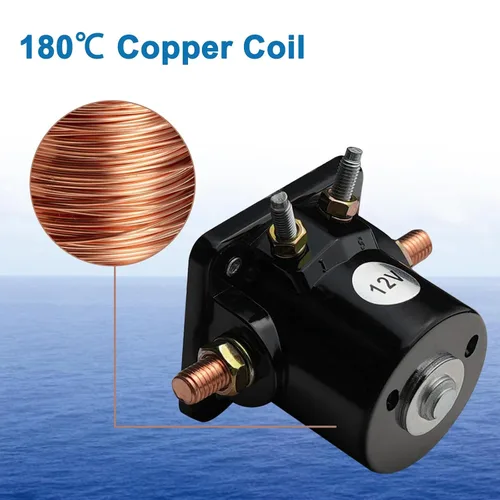 Miniatura 3 de Solenoide de arranque compatible con Mer-cury Ma-Rine John-Son OMC Evin-Rude fueraborda 25661 25661-1 8761053 895857 8976545 508905 18-5836 SW661