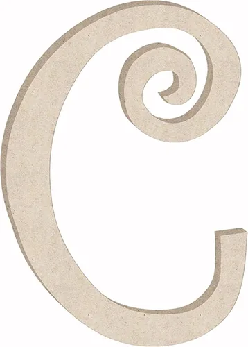 Miniatura 9 de Pequeña letra de madera de 2 pulgadas con forma de letra L para manualidades, decoración de letras sin terminar del alfabeto para niña, forma ABC