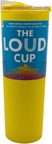 Miniatura 9 de The LoudCup - Botella de agua reutilizable de 23 onzas (blanco hielo) - Vaso de viaje 2 en 1 y Noisemaker - Sin BPA, bocina de soplado y taza