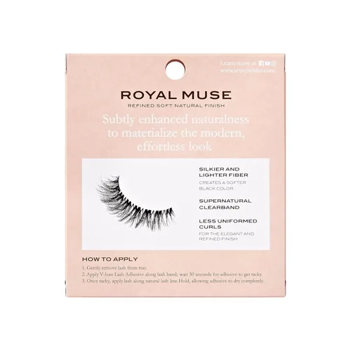 Miniatura 7 de VLuxe - Pestañas postizas, pestañas de tira Royal Muse, pestañas lujosas y esponjosas, volumen y rizo súper naturales, ligeras y cómodas (mujer)