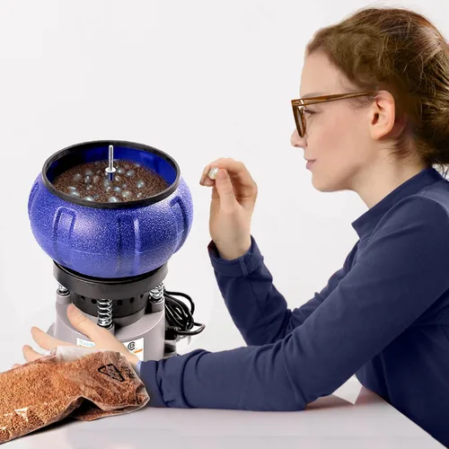 Miniatura 7 de Leegol Electric Vaso vibratorio de 5LB Pulido pequeñas piezas de metal