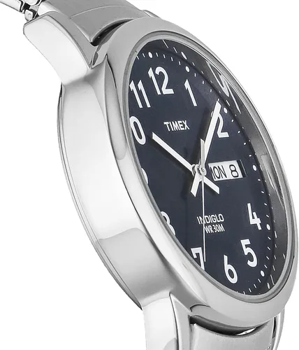 Miniatura 3 de Timex reloj pulsera para hombres, con día y fecha y lectura sencilla