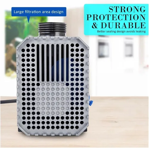 Miniatura 2 de Bomba de agua para acuario ultra sumergible para fuente de pecera, jardín, estanque, rocosa, bomba de filtro de agua ajustable 2000-2500L/h (3000L)