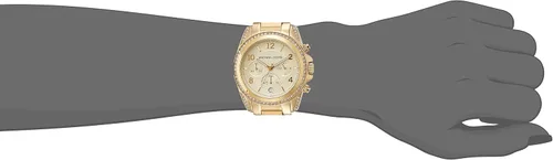 Miniatura 4 de Michael Kors - reloj dorado con brillantes modelo MK5166