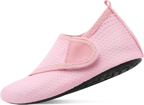 Miniatura 4 de Scurtain - Zapatos acuáticos para niños, calcetines acuáticos de secado rápido con sensación de pies descalzos para niños, niñas y bebés con suela