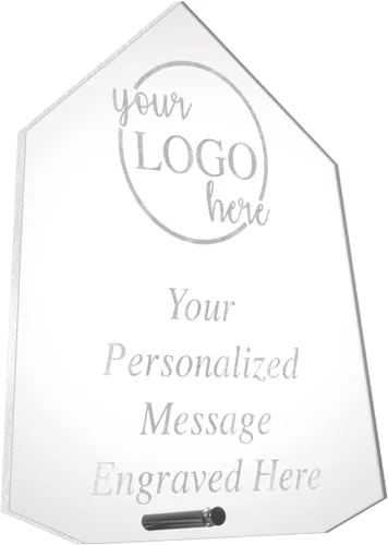 Miniatura 31 de Premios acrílicos económicos personalizados ofrecidos en una variedad de formas y tamaños, incluye texto ilimitado y su logotipo
