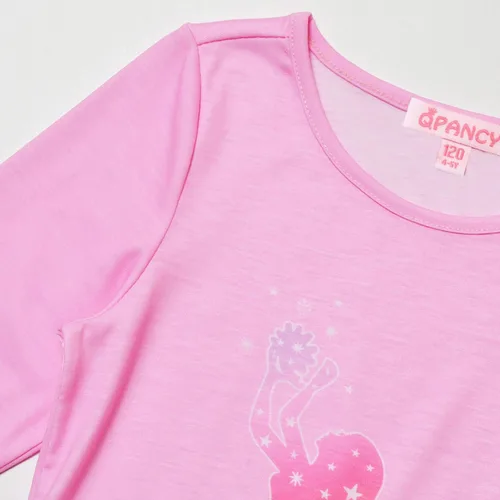 Miniatura 19 de QPANCY Conjunto de pijamas a juego para niñas y muñecas, pijamas de manga larga para otoño e invierno