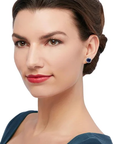 Miniatura 2 de Pendientes Ross-Simons con tuerca de topacio blanco opaco de 6,50 qt. t. t. en plata de ley