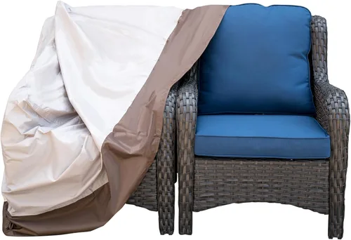 ovios Fundas para muebles de patio, funda impermeable para sillas de sofá seccional, sofá biplaza otomana, sofá o mesa de uso general, 58.3 pulgadas