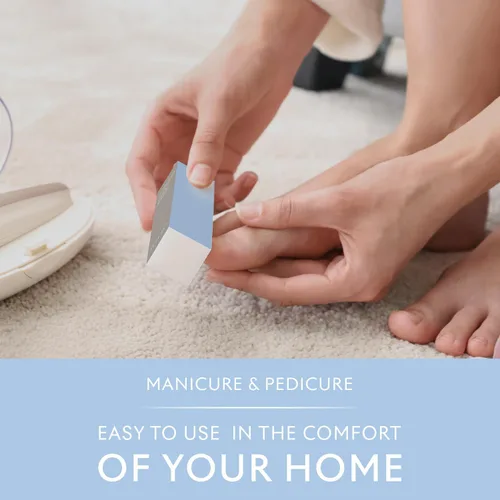 Miniatura 4 de SEACRET Minerals - Bloque profesional para pulir uñas, bloque de pulido de 3 maneras, el secreto para uñas brillantes, manicura y pedicura, paquete