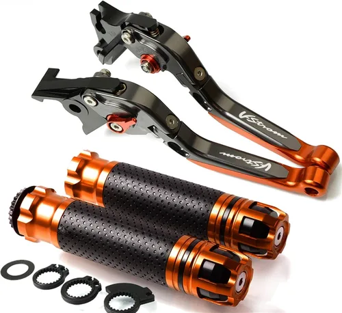 Miniatura 21 de for Suzuki V-Strom 2002-2016 2015 2014 20132 012 2011 2010 V-Strom Motorcycle Brake Handle Adjustable Brake Clutch Lever Handbar (Color : 1)