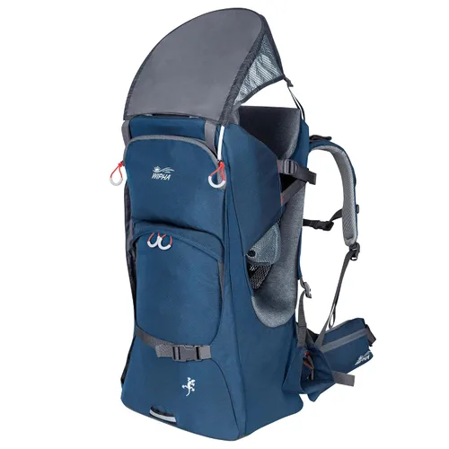 Miniatura 6 de WIPHA - Mochila para bebé, ergonómico, con toldo para el sol, mochila de senderismo con gran espacio de almacenamiento y bolsillo aislado, asiento