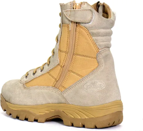 Miniatura 4 de Hot Leathers BTM1013 - Botas de cuero marrón con cordones y cremalleras para hombre, 7