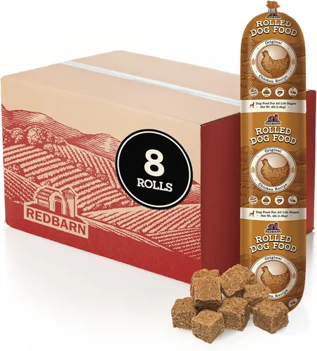 Redbarn Pet Products Rollos de pollo para perros, 8 unidades, 4 libras
