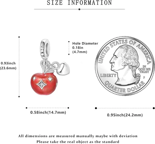 Miniatura 6 de PARCOM Charms S925 Sterling Silver Fits for Pandora Bracelets Cherry Blossom Dangle Beads Jewelry for Women