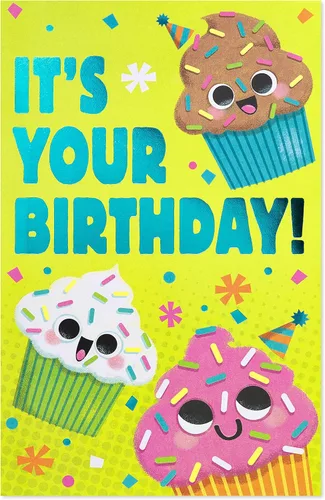 Miniatura 4 de American Greetings Tarjeta de cumpleaños desplegable para niños (Sweeeet!)