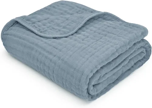 Miniatura 32 de Comfy Cubs - Manta de muselina para bebés, recién nacidos y niños pequeños, 6 capas algodón suave ligero, grande 40 x 40 pulgadas, transpirable