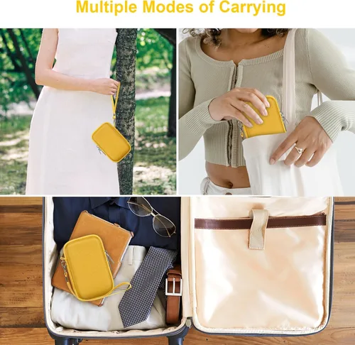 Miniatura 3 de Canboc Funda de transporte para cámara digital Kodak PIXPRO WPZ2, resistente e impermeable, bolsa de fotografía subacuática, bolsillo de malla