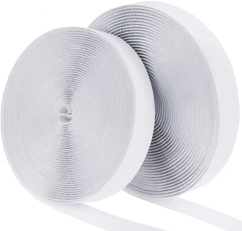 Miniatura 11 de 10 pies x 4.4 pulgadas de tiras autoadhesivas, cinta adhesiva de montaje de respaldo resistente de nylon, cintas de montaje de tela para costura