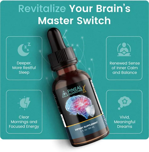 Miniatura 2 de Pineal Guardian X - Gotas Rápidas de Decalcificación de la Glándula Pineal para el Apoyo de la Salud Cognitiva - Suplemento Cerebral para Mantener