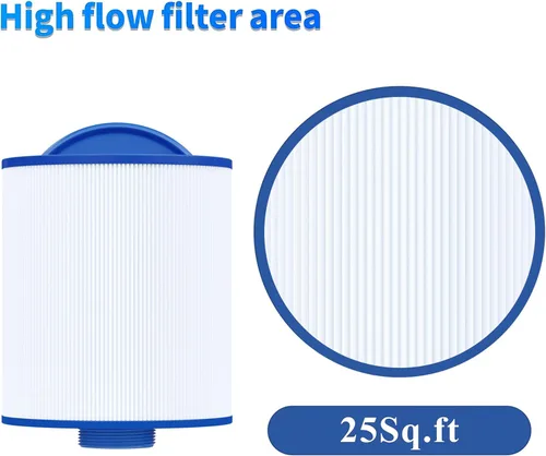 Miniatura 5 de Cryspool® 05014 Filtro compatible con 5CH-25, PMAX25P4, PTL20W-SV-P4, 108868, SD-00798, Cartucho de filtro de spa de 25 pies cuadrados, paquete de 2