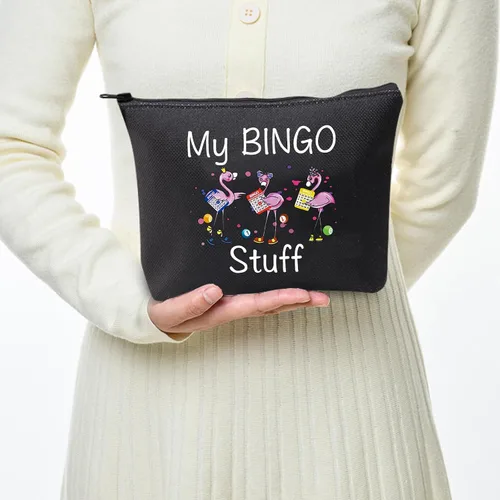 Miniatura 4 de JXGZSO Divertido B Lover Regalo Jugador Regalo Mi B Cosmético B Cosmético B Bolsa De Maquillaje B Regalo Jugador, negro ( B Black )