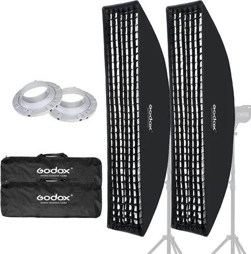 Miniatura 9 de Godox Caja blanda octagonal de 47"/120 cm, con montaje Bowens, compatible con iluminación estroboscópica de estudio MS300 SK400II AD600 AD400Pro
