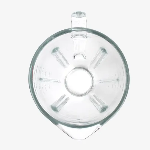Miniatura 4 de Anbige Piezas de recambio Tarro redondo de vidrio con tapa, compatible con Hamilton Beach Blenders (6 tazas)
