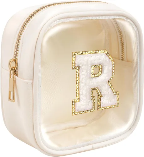Miniatura 47 de KOTORA Bolsa de Maquillaje Inicial, Bolsa de Viaje de Artículos de Aseo, Bolsa de Maquillaje Transparente, Bolsas de Cosméticos Organizadoras