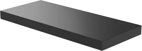 Miniatura 11 de Juego de 1 estante de pared, estantes flotantes negros de 24 pulgadas de ancho x 10 pulgadas de profundidad x 1 pulgadas de alto, estante de pared