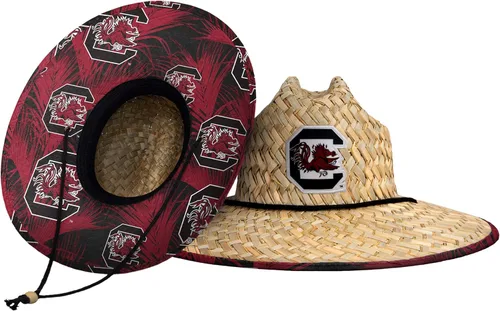 Miniatura 70 de FOCO - Sombrero de paja con logotipo de equipo universitario de NCAA y estampado floral para hombre TEAM LOGO