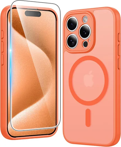 Miniatura 123 de FNTCASE Funda para iPhone 13 Pro-Max: Fundas magnéticas transparentes compatibles con Magsafe Slim anti amarillamiento protección contra caídas