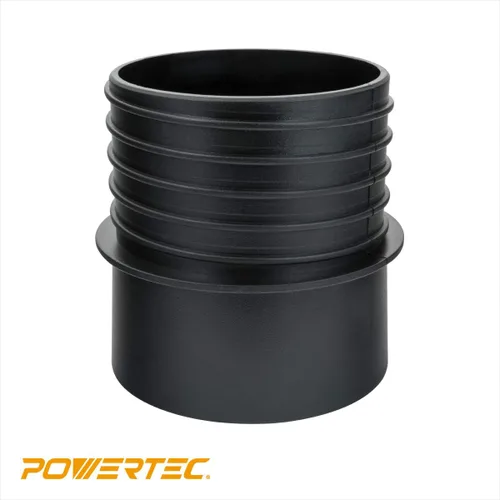 Miniatura 3 de POWERTEC 70284 Acoplador de conexión rápida de 4" con extremo roscado izquierdo a manguera flexible de 4" diámetro