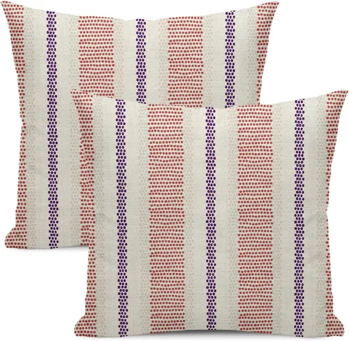 Miniatura 61 de Fundas de Almohada con Estampado de Antílope 16x16 Pulgadas Paquete de 2, Fundas de Almohada Decorativas con Estampado de Piel de Animal Marrón