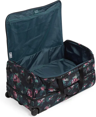 Miniatura 3 de Vera Bradley Equipaje de lona plegable Lighten Up Reactive Xl reciclado para mujer, Follaje de rosas