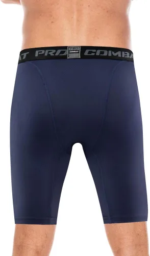 Miniatura 3 de HYCOPROT - Pantalones cortos de compresión para hombre, ropa interior deportiva de elastano, capa base de rendimiento atlético, para entrenamiento