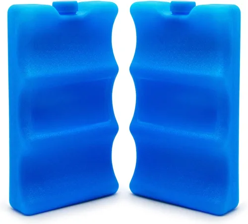 Miniatura 9 de JMEXSUSS Paquetes de hielo reutilizables para almacenamiento de leche materna, bolsa enfriadora, desayuno, almuerzo, biberones (paquete de 2)