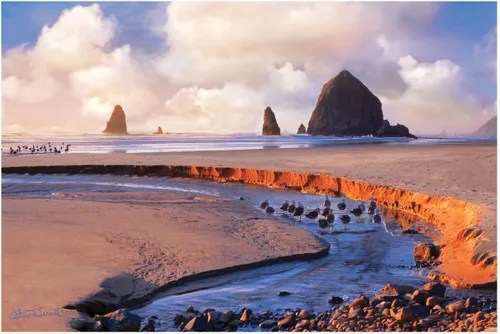 Miniatura 37 de Coquille River Lighthouse" (Bandon, Oregon) papel Giclée Fine Art impresión por Lisa Sofia Robinson