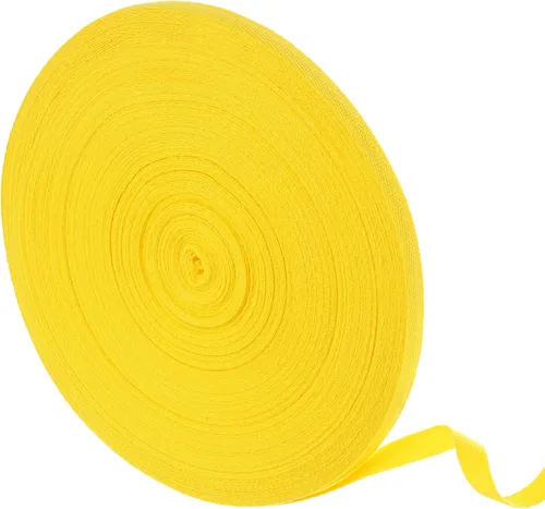 Miniatura 74 de uxcell Cinta de sarga de algodón de 50 yardas, cinta de espiga de 3/8 pulgadas para coser ropa, manualidades (azul)