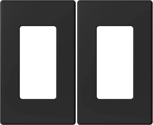 Miniatura 21 de ELEGRP Placas de pared decorativas sin tornillos de 1 gang, tamaño estándar, cubierta de placa frontal termoplástica irrompible para interruptor